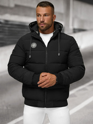 Pánská Zimní Bunda Černá OZONEE JS/31M5026/392