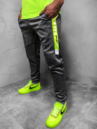 Pánské Tepláky Grafitové OZONEE JS/AM117Z