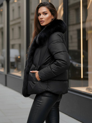 Dámská Bunda Černá OZONEE O/16M9179/392