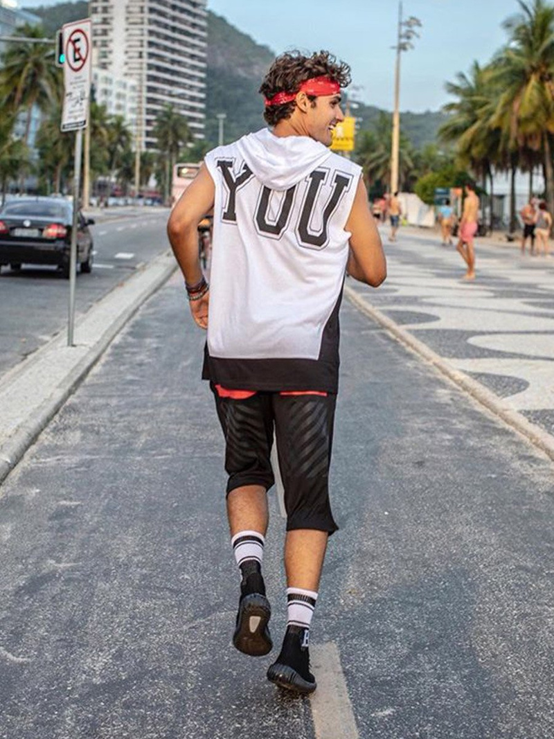 Pánské Tílko Bílé OZONEE B/60042Z