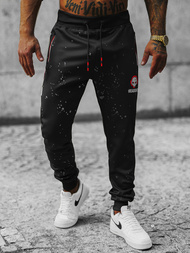 Pánské Tepláky Černé OZONEE JS/K10233Z