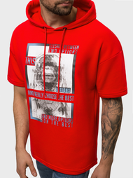 Pánská Mikina Červená OZONEE B/20402010