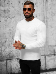 Pánský Svetr Bílé OZONEE O/ZZ190157