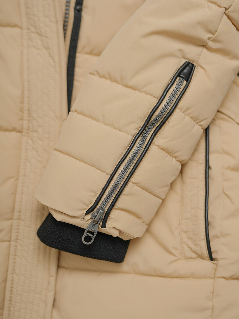 Dámská Bunda Béžová OZONEE O/W377Z