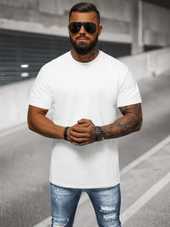 Pánské Tričko Bílý OZONEE NB/MT3098