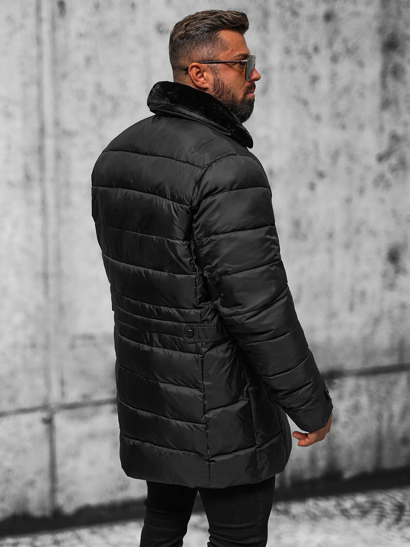 Pánská Zimní Bunda Černá OZONEE JS/22M63/392