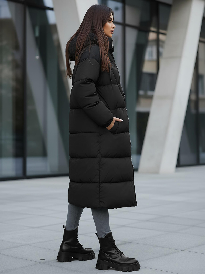 Dámská Bunda Černá OZONEE JS/5M3163/392Z