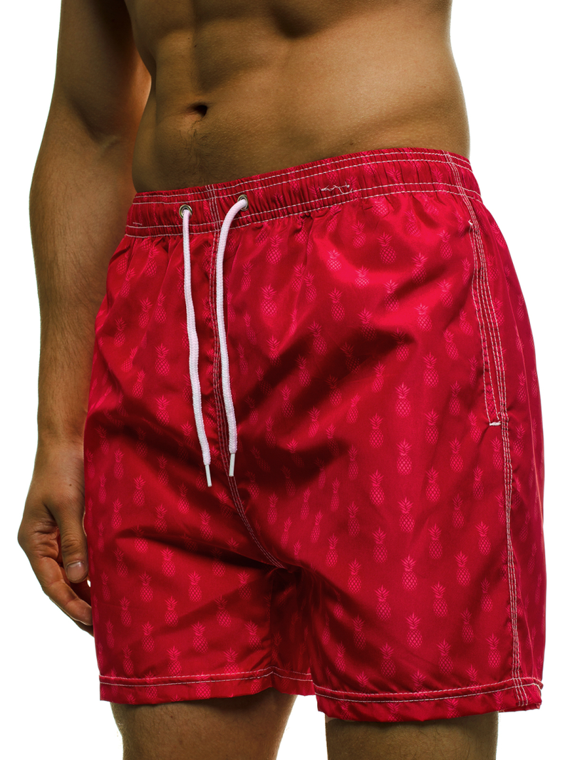 Pánské koupací šortky Červené OZONEE JS/ST021