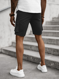 Pánské Chino Kraťasy Černé OZONEE T/DC469