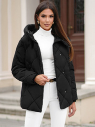 Dámská Bunda Černá OZONEE JS/5M3175/392Z