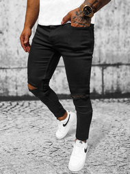 Pánské Džíny Černé OZONEE E/5391/02