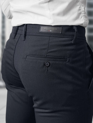 Pánské Chino Kalhoty Námořnické Modré OZONEE V/5100