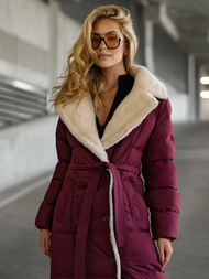 Dámská Bunda Vínový OZONEE JS/16M9168/06