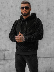 Pánská Tepláková Souprava Černá OZONEE O/3A82