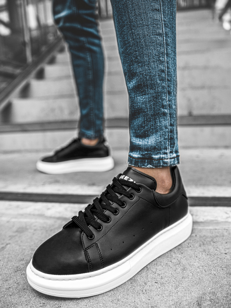 Pánské Sneakery Černé OZONEE B/2051