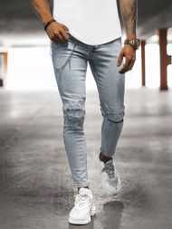 Pánské Džíny Světle-Modré OZONEE DP/175