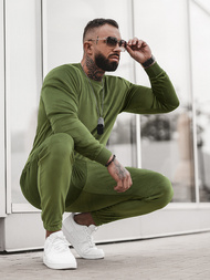 Pánská Tepláková Souprava Khaki OZONEE O/12130Z