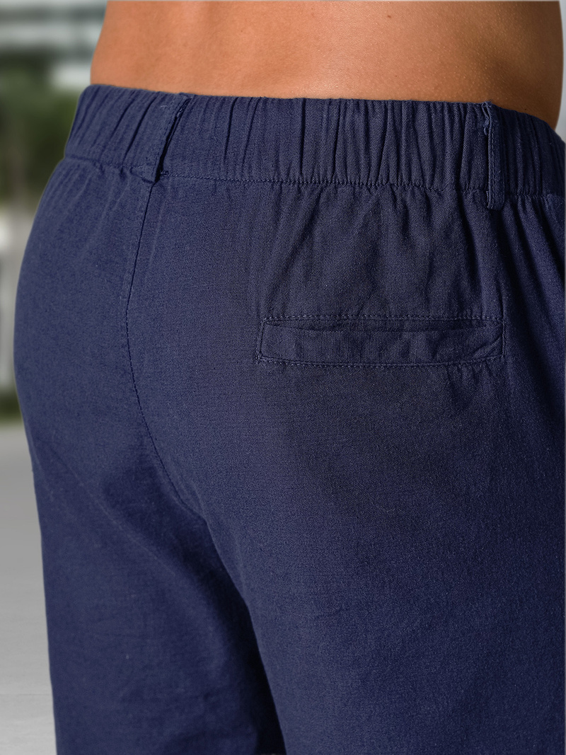 Pánské Chino Kraťasy Námořnické Modré OZONEE TMK/DC809/3Z