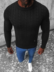 Pánský Svetr Černý OZONEE NB/MM6021/4