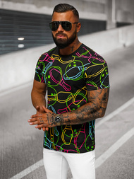 Pánské Tričko Černé OZONEE O/T1272/3