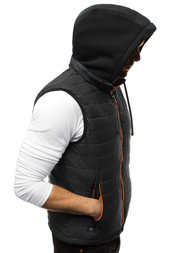 Pánská Vesta Černá OZONEE N/6102