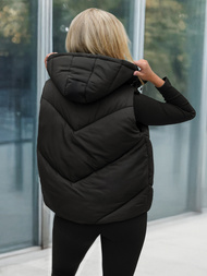 Dámská Vesta Černá OZONEE JS/16M9291/392