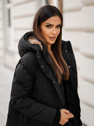 Dámská Bunda Černá OZONEE JS/5M3233/392Z