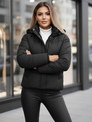 Dámská Bunda Černá OZONEE JS/16M9188/392Z