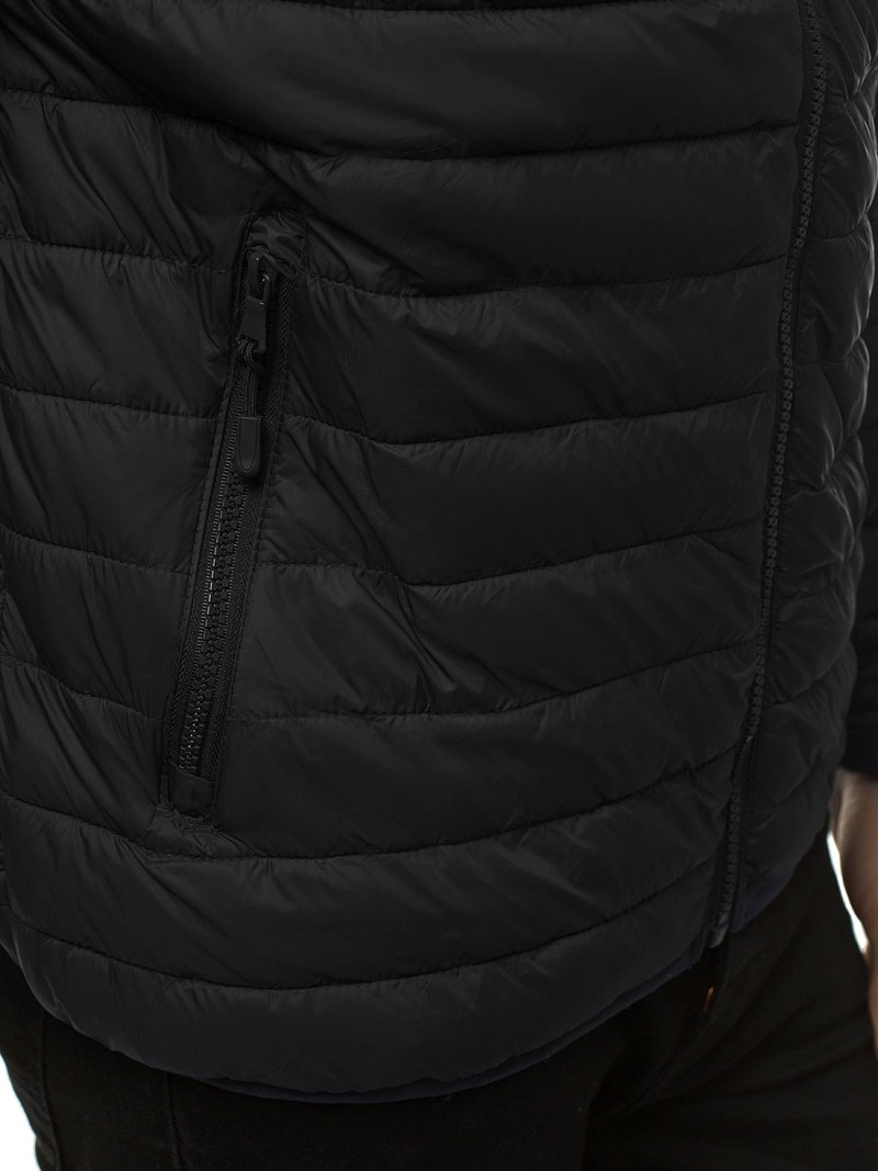 Pánská Bunda Černá OZONEE JS/LY33