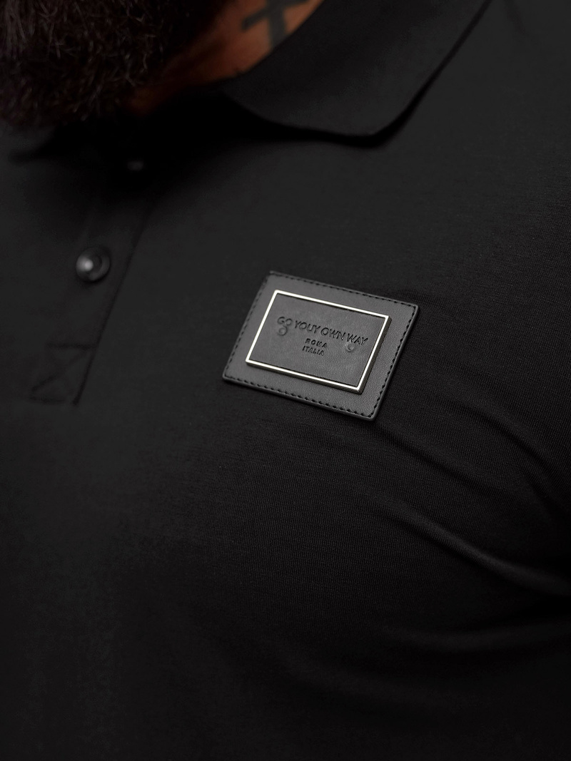 Pánské Polo Tričko Černé OZONEE NB/MT3124