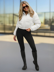 Dámská Bunda Bílá OZONEE JS/5M3260/281Z