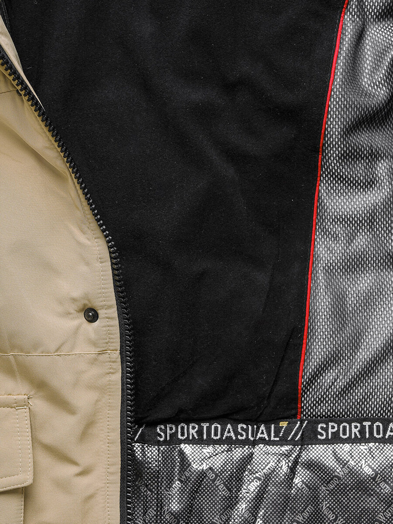 Pánská Zimní Bunda Béžová OZONEE JS/22M322/62