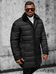 Pánská Zimní Bunda Černá OZONEE JS/22M63/392