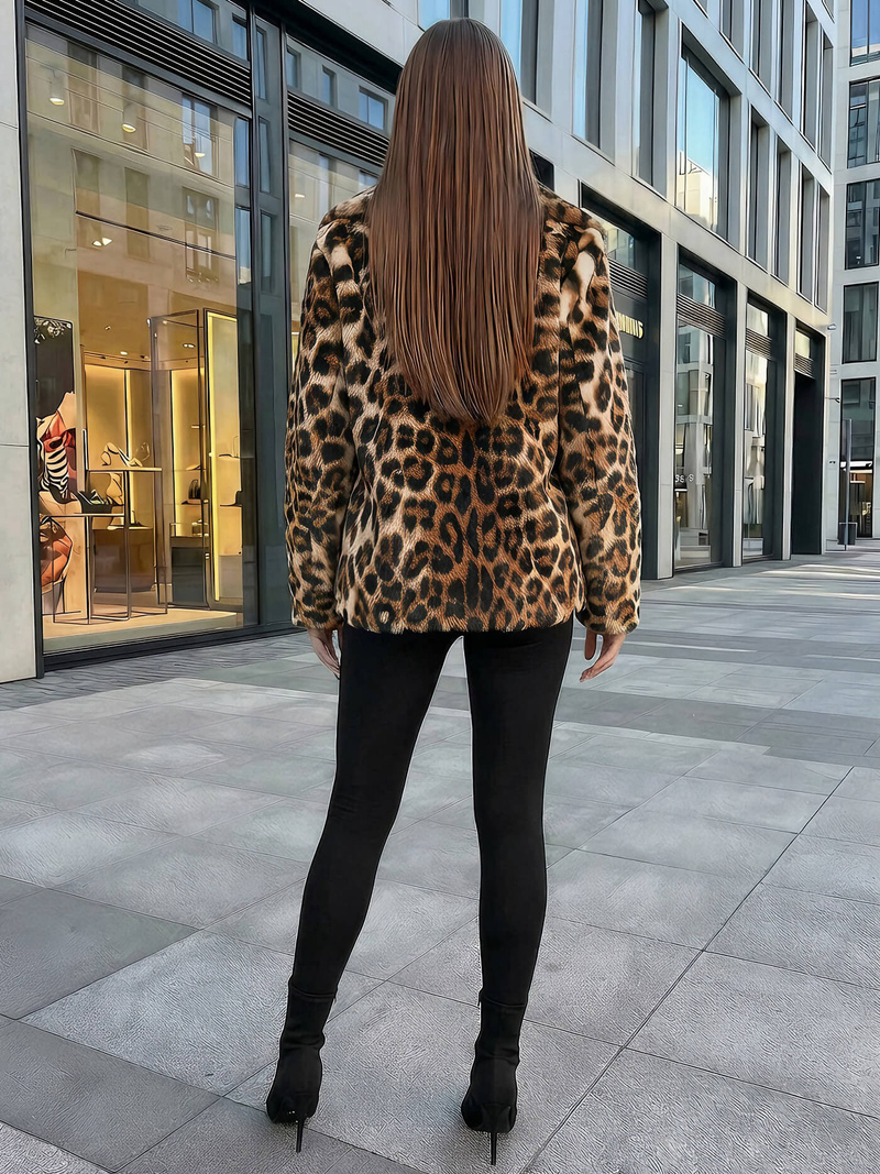 Dámská bunda béžovo-hnědá OZONEE JS/61M8500/158Z