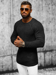 Pánský Svetr Černý OZONEE L/2492