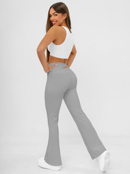 Dámské legíny se širokými nohavicemi šedý OZONEE JS/17K587/5