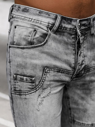 Pánské Džíny Grafitové OZONEE NB/MP0163N