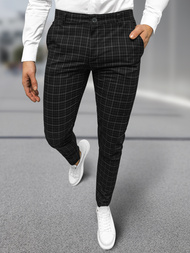 Pánské Chino Kalhoty Černé OZONEE DJ/5515