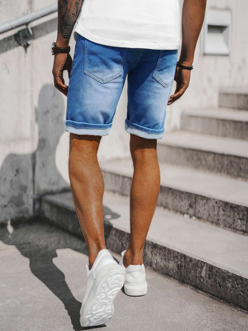 Pánské Džínové Kraťasy Světle-Modré OZONEE NB/MP0060BZ