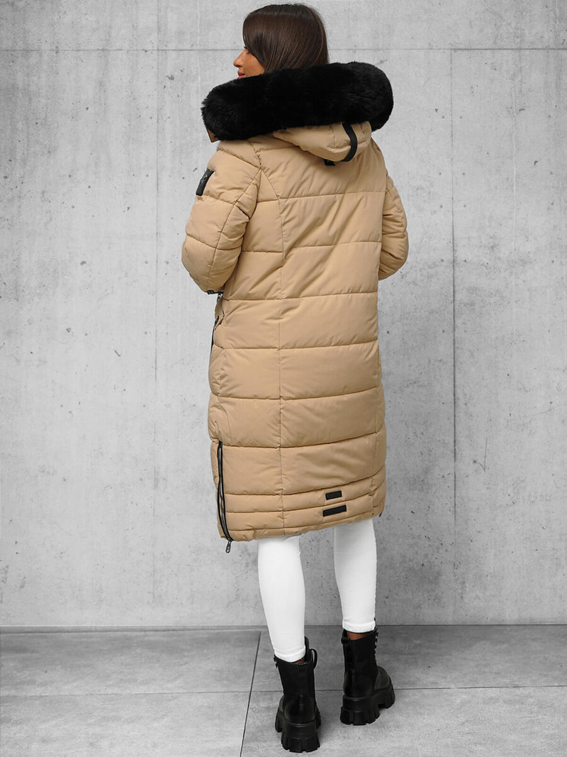 Dámská Bunda Béžová OZONEE O/W377