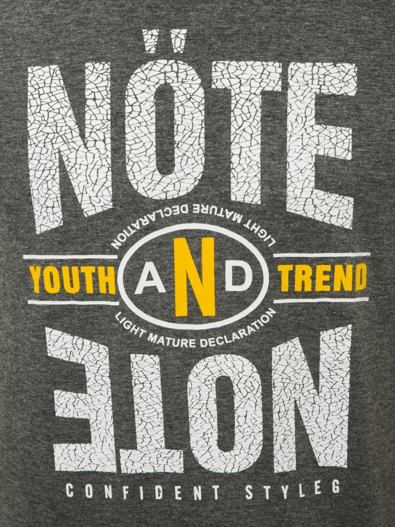 Pánské Tričko Grafitové OZONEE JS/SS10968