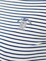 Dámské tričko bílo-námořnické modré OZONEE JS/R61604