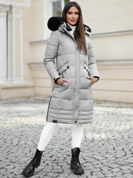 Dámská Bunda Šedé OZONEE O/W377Z