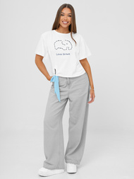 Dámské Tričko Bílo-Modré OZONEE JS/RJ77247