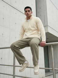 Pánská Mikina Ecru OZONEE JS/HH016/1