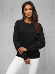 Dámská Mikina Černá OZONEE JS/W01Z