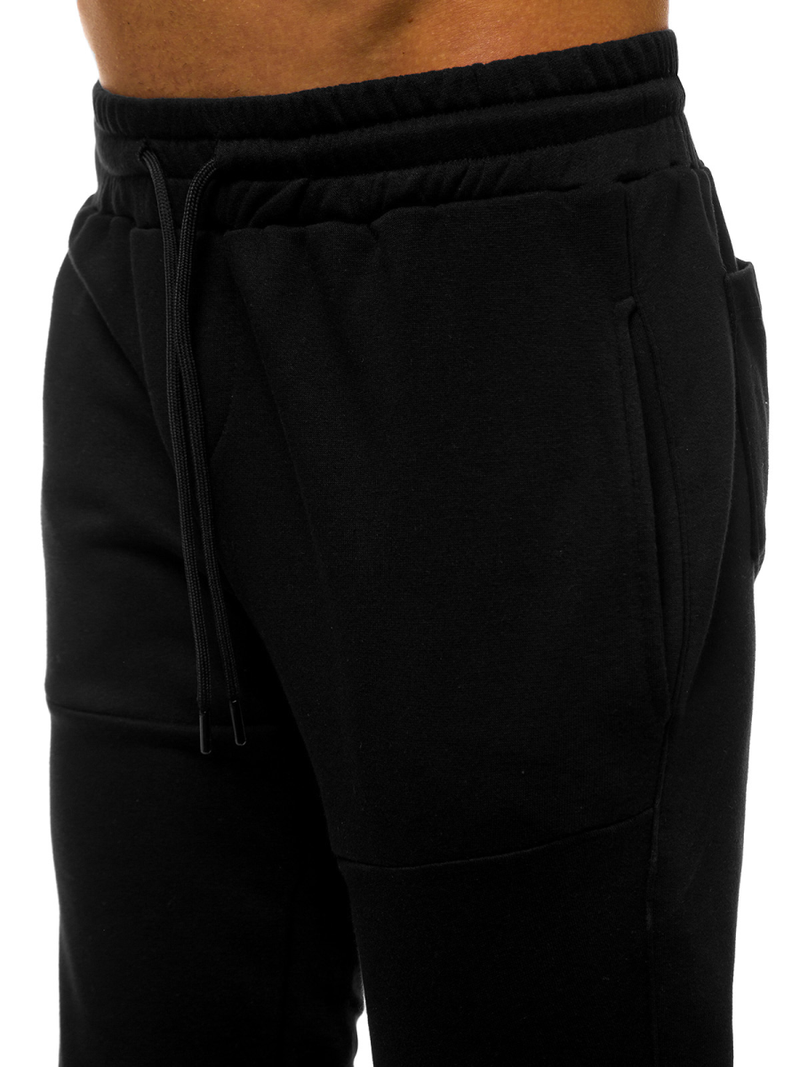 Pánské Tepláky Černobílé G/11129