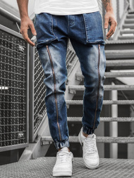 Pánské Džíny Modré OZONEE O/B5605