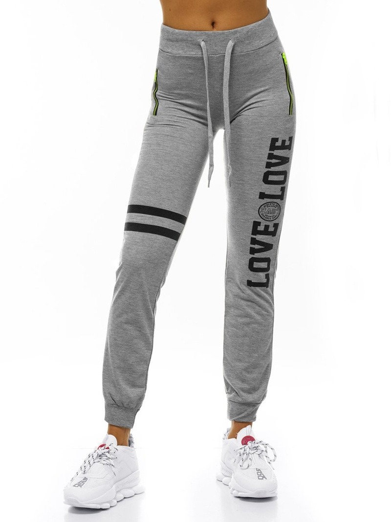 Dámské tepláky Šedé OZONEE O/9927