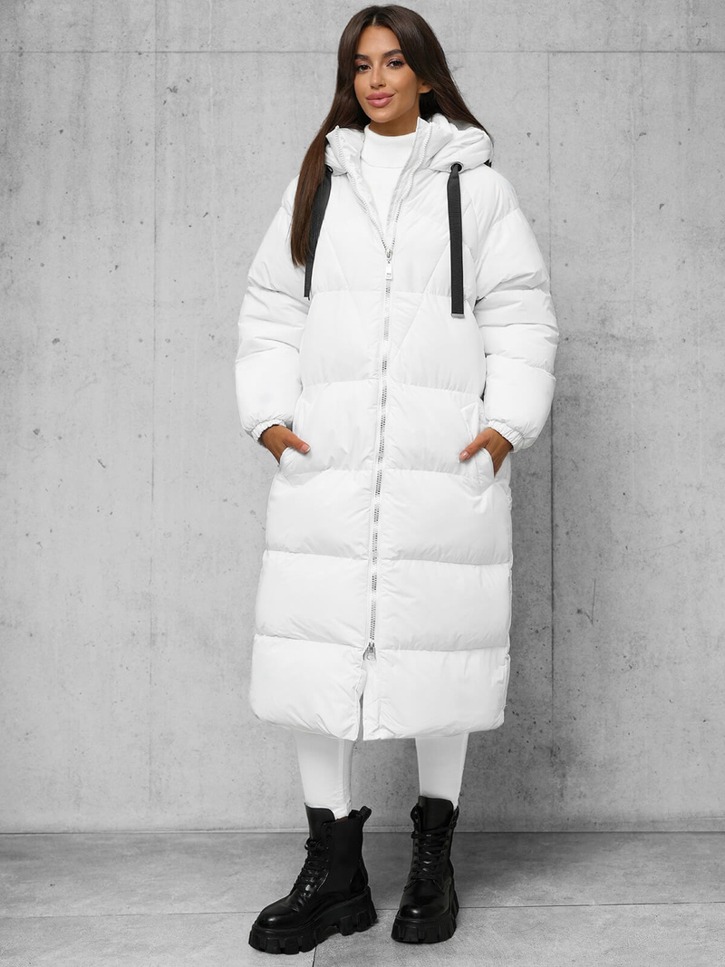 Dámská Bunda Bílá OZONEE JS/5M3163/281Z